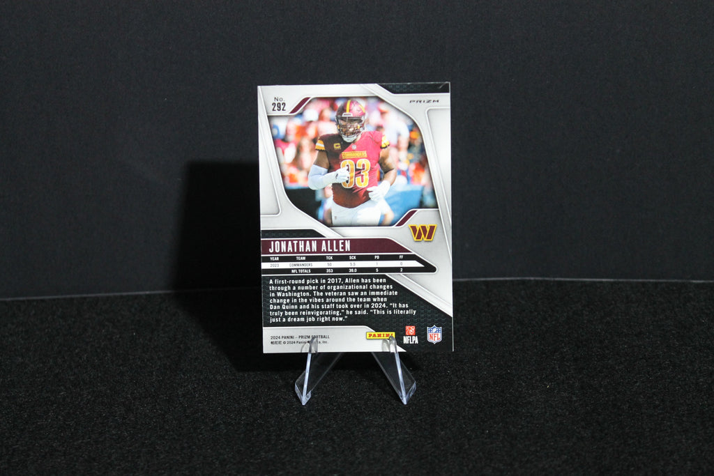 Jonathan Allen - 2024 Panini Prizm - Silver Prizm