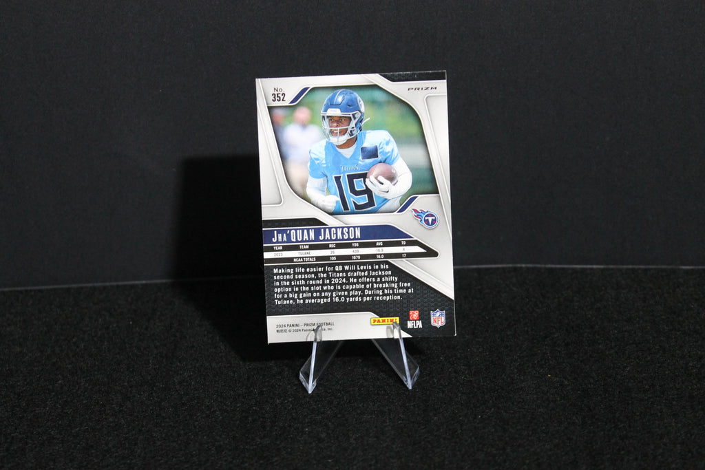 Jha'Quan Jackson - 2024 Panini Prizm - Green Wave - Rookie