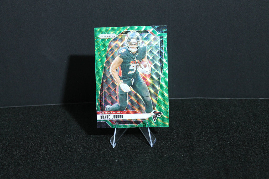 Drake London - 2024 Panini Prizm - Green Wave Prizm