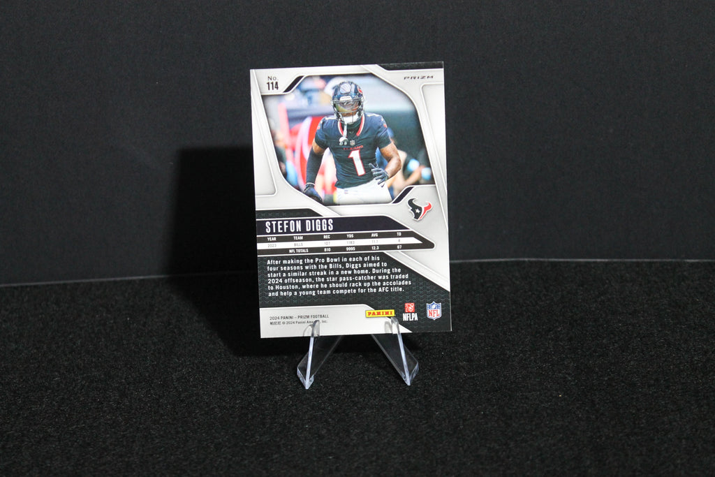 Stefon Diggs - 2024 Panini Prizm - Orange Ice