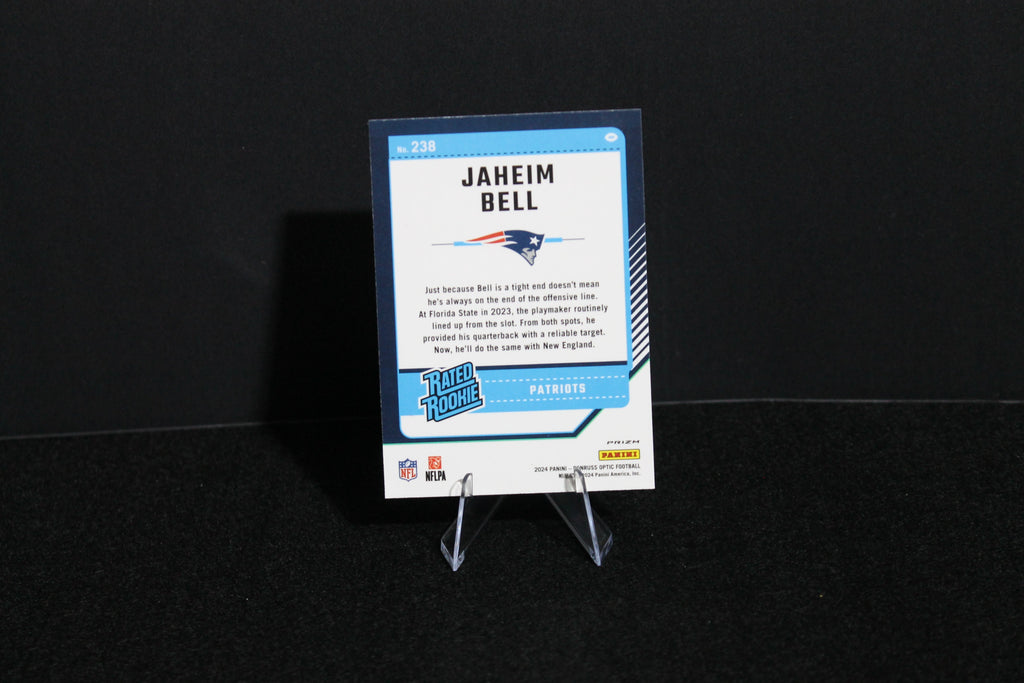 Jaheim Bell - 2024 Donruss Optic - Blue Hyper - Rated Rookie
