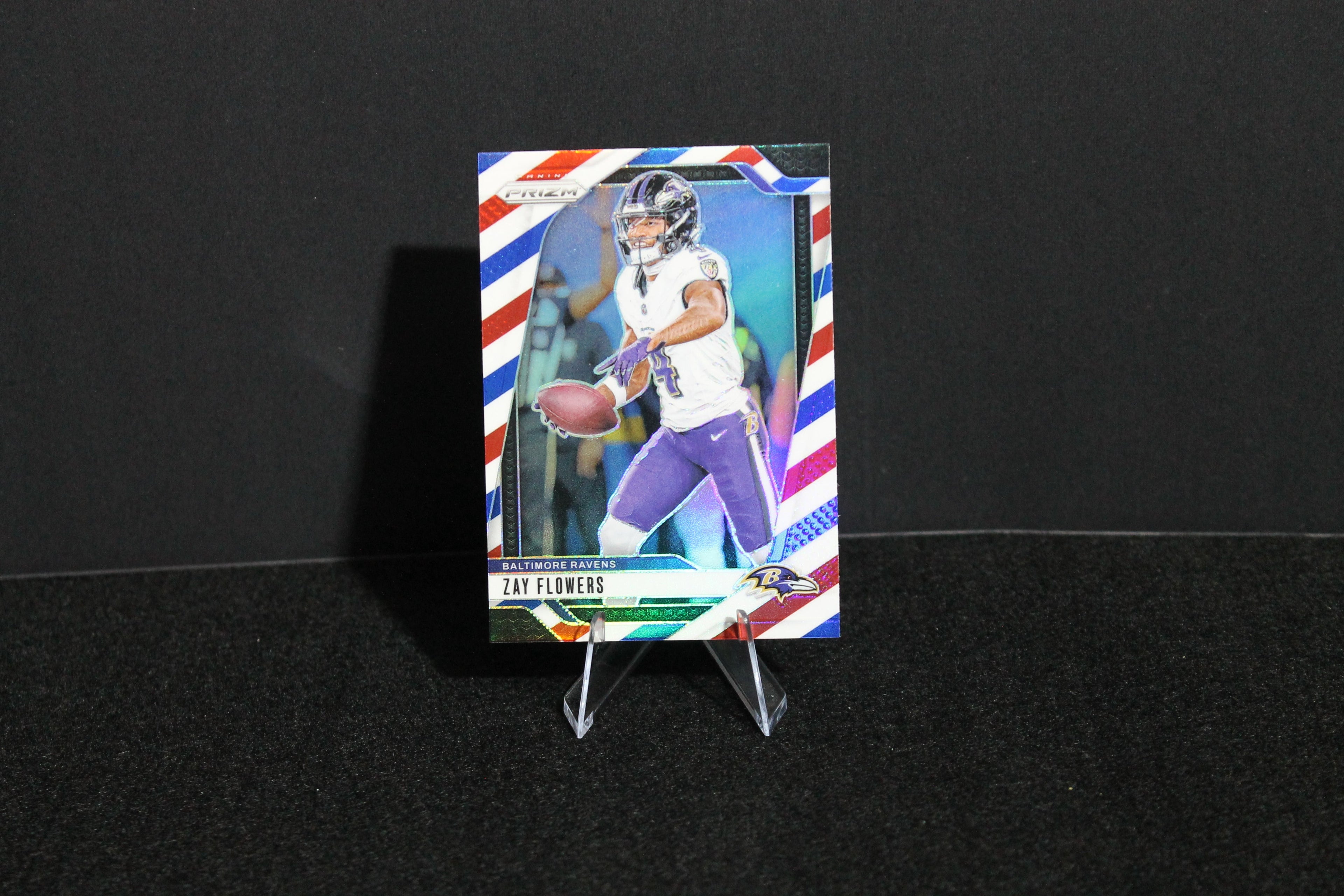 Zay Flowers - 2024 Panini Prizm - Red White & Blue