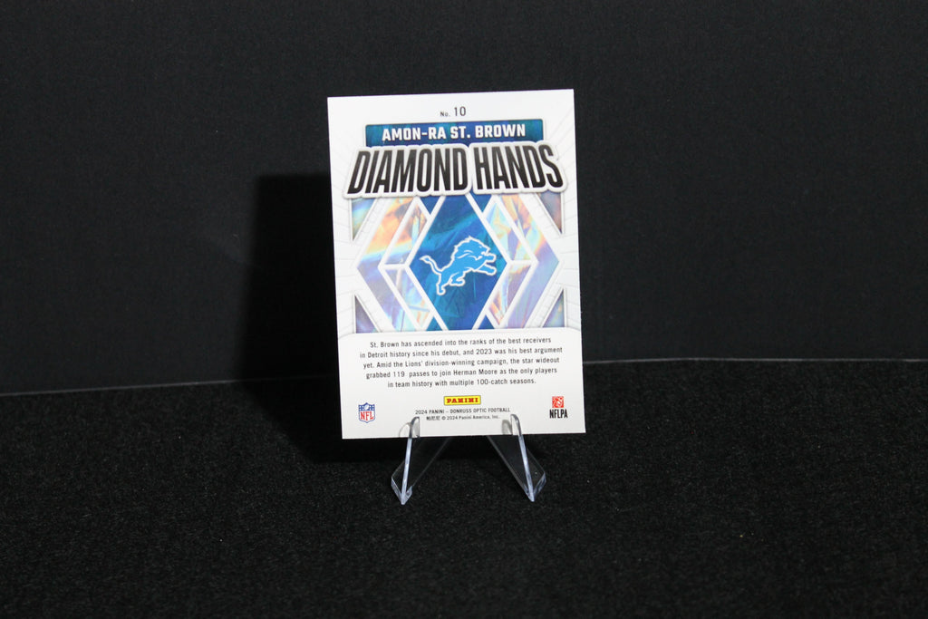 Amon-Ra St. Brown - 2024 Donruss Optic - Diamond Hands