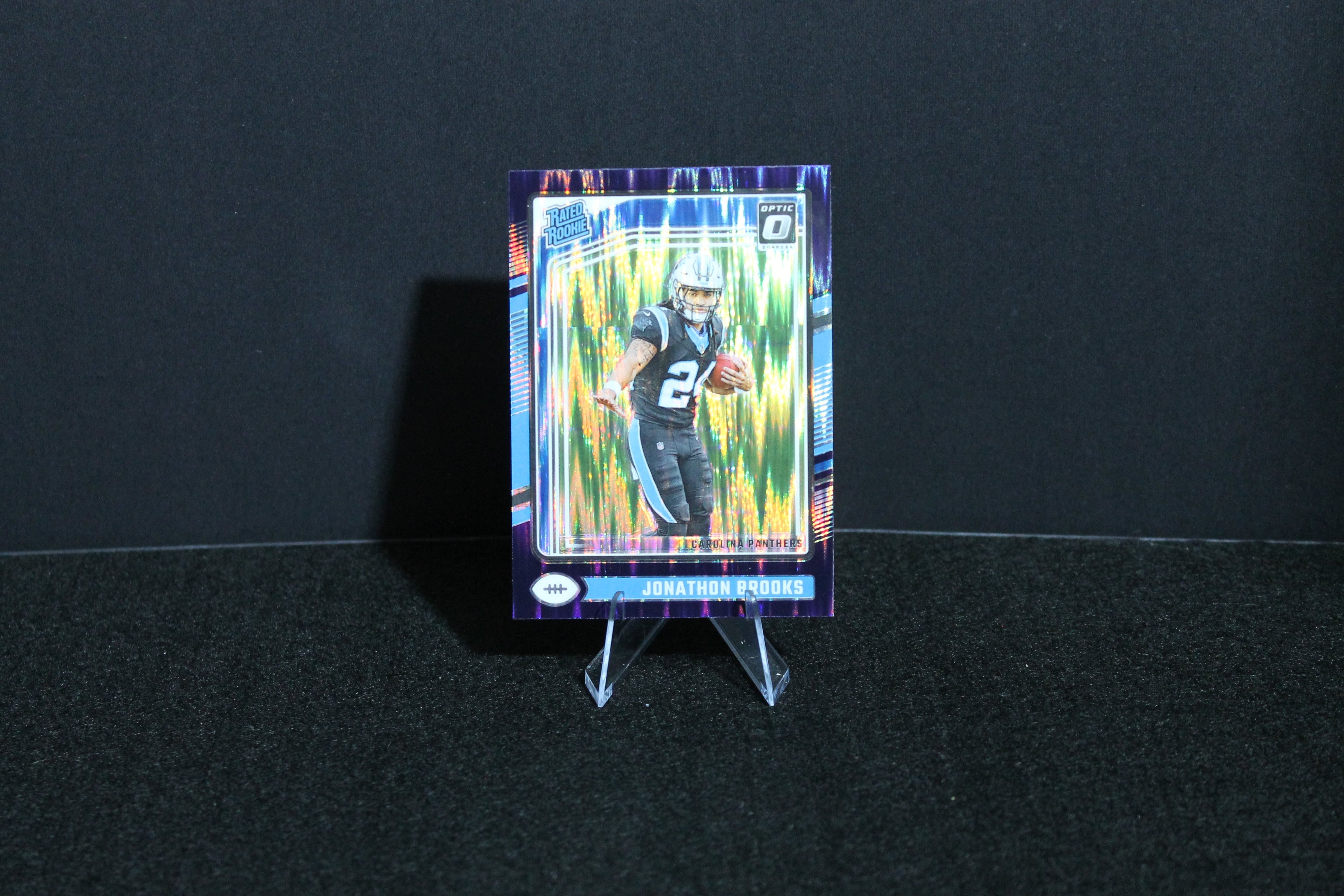 Jonathan Brooks - 2024 Donruss Optic - Purple Shock - Rated Rookie