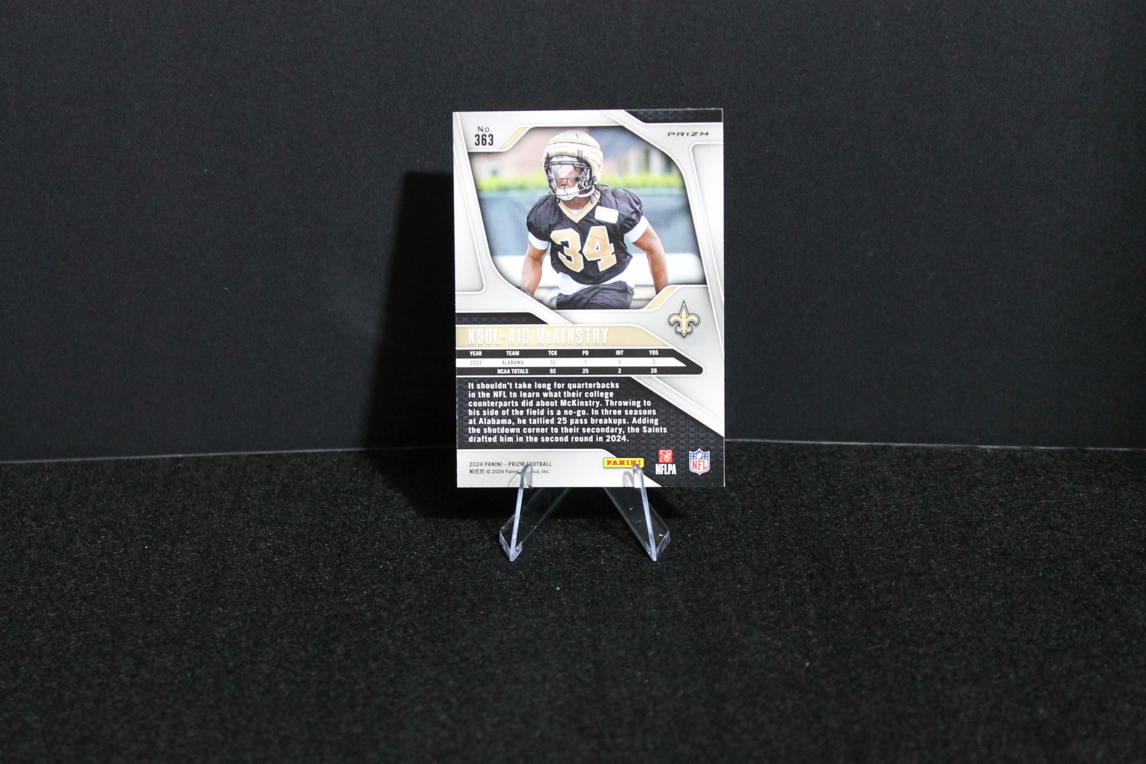 Kool-Aid McKinstry - 2024 Panini Prizm - Orange Ice - Rookie