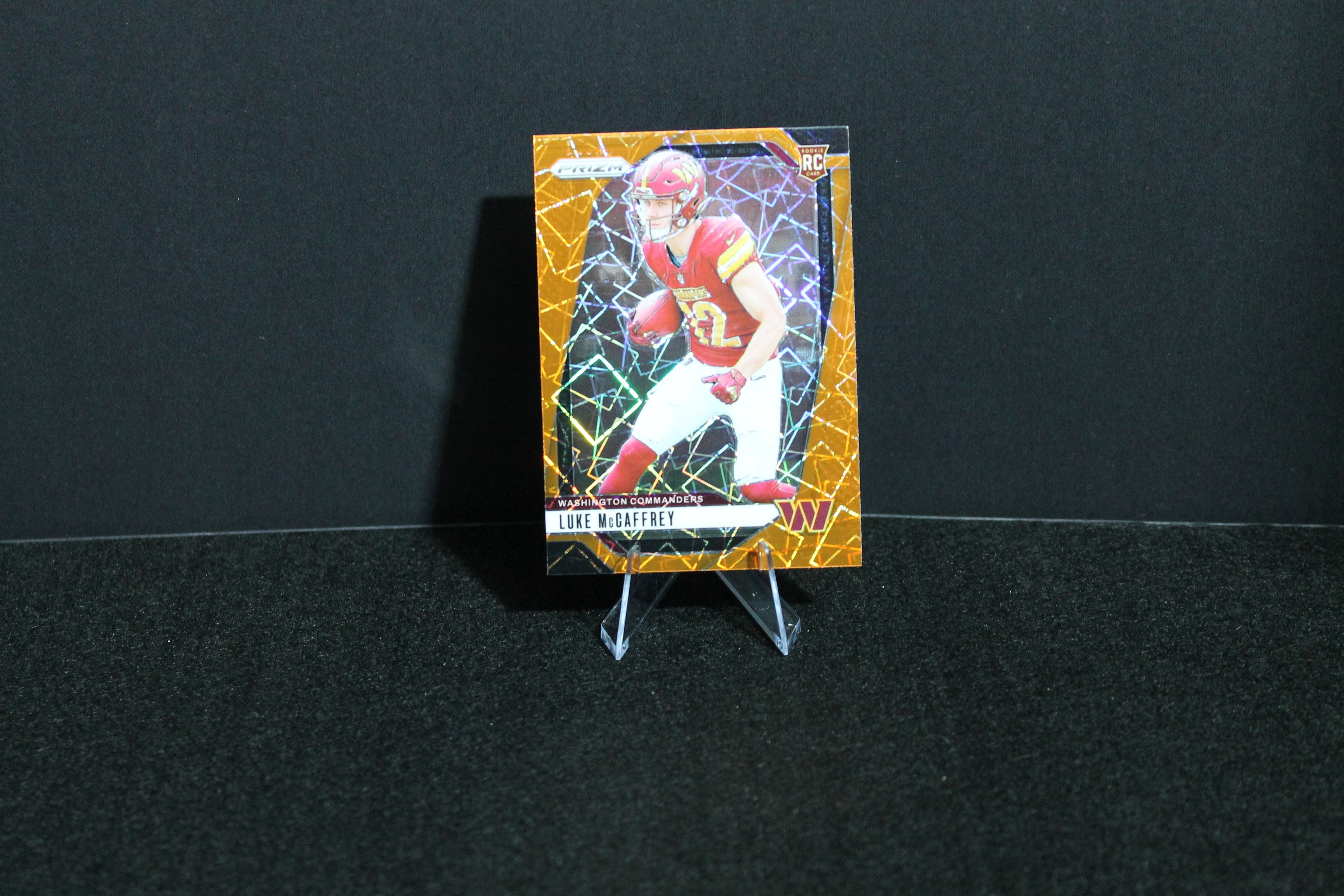 Luke McCaffrey - 2024 Panini Prizm - Lazer - Rookie