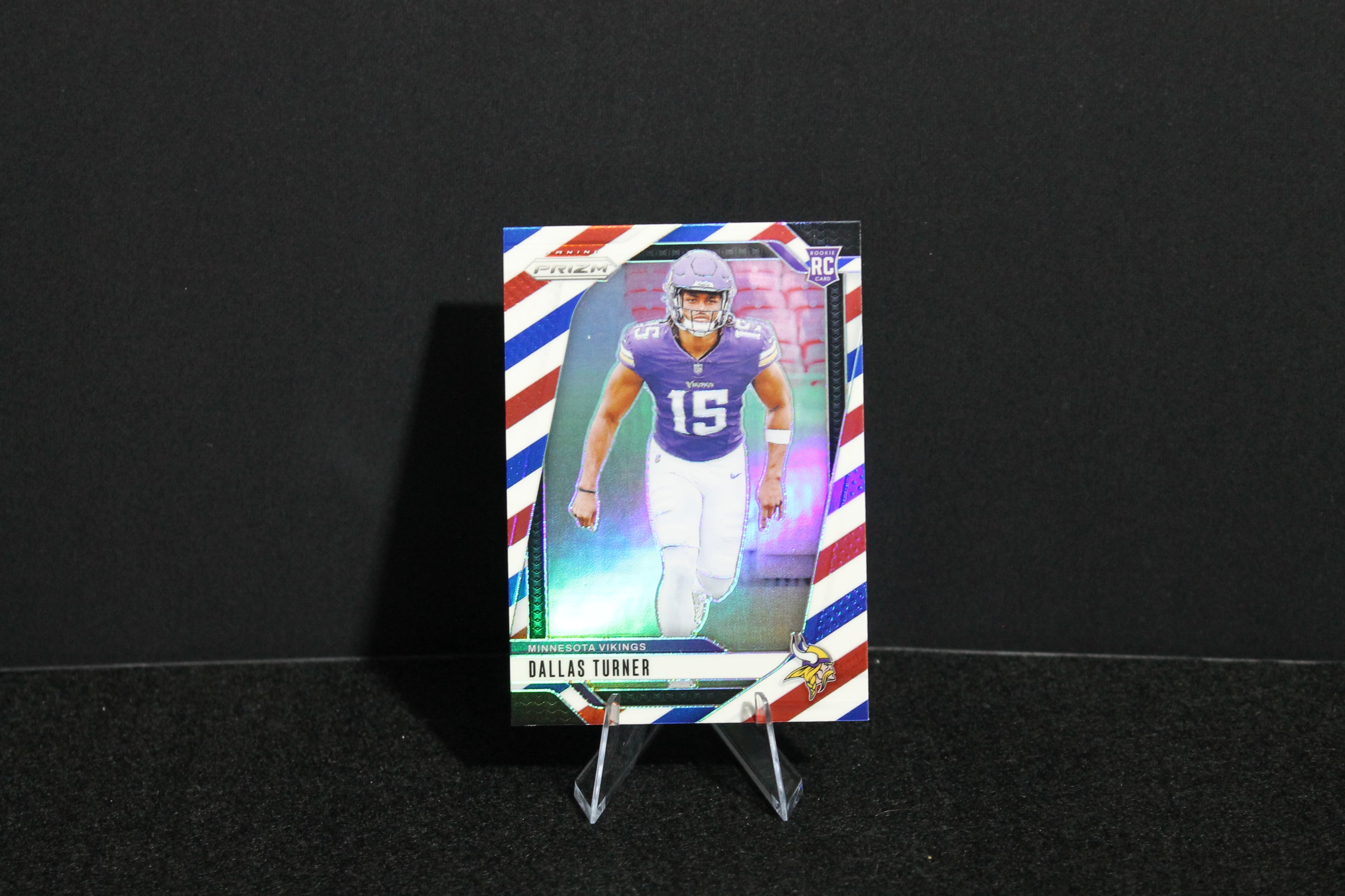 Dallas Turner - 2024 Panini Prizm - Red White & Blue - Rookie