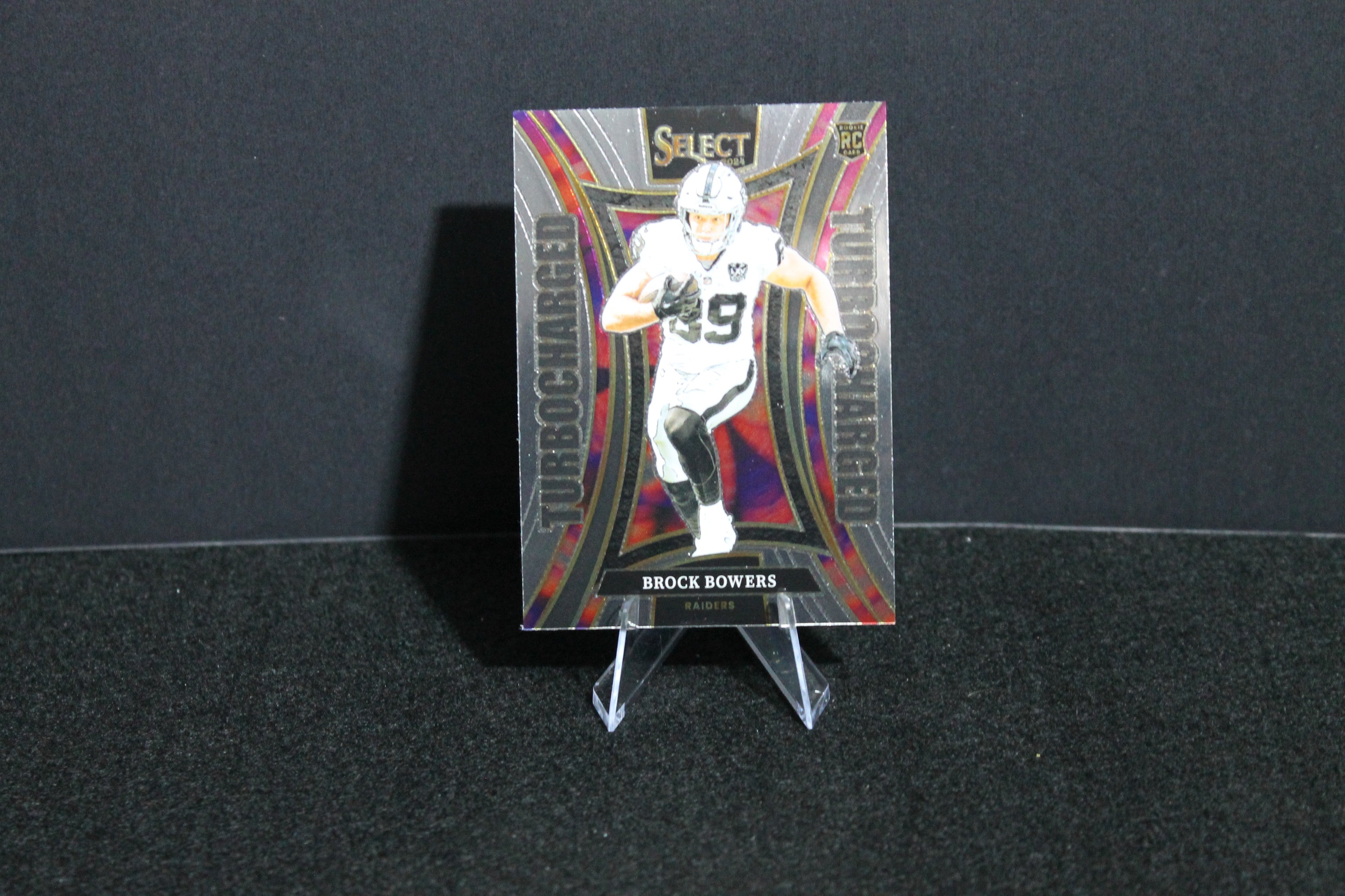 Brock Bowers - 2024 Select Football - Turbocharged - Rookie