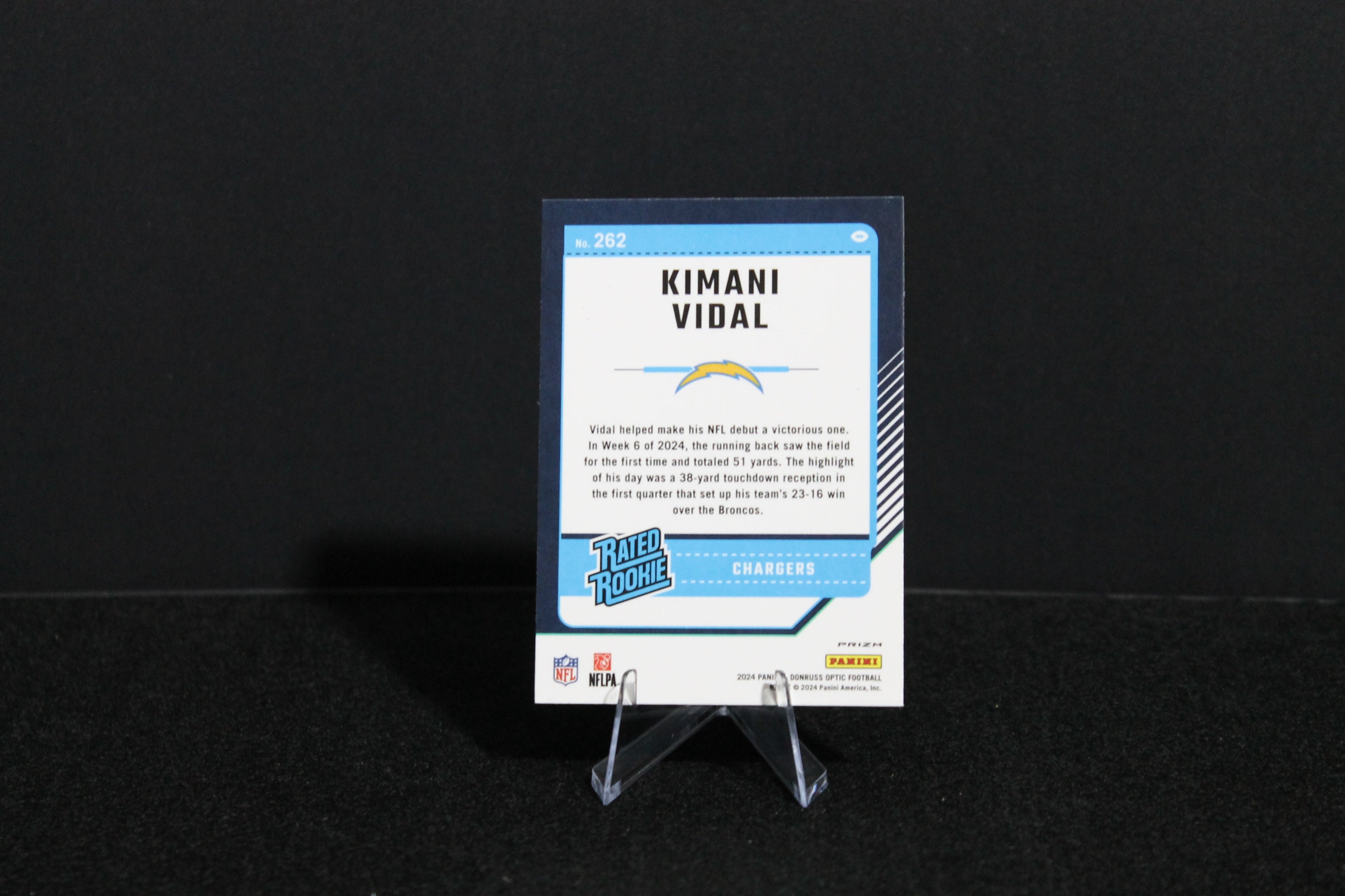 Kimani Vidal - 2024 Donruss Optic - Purple Scope - Rated Rookie