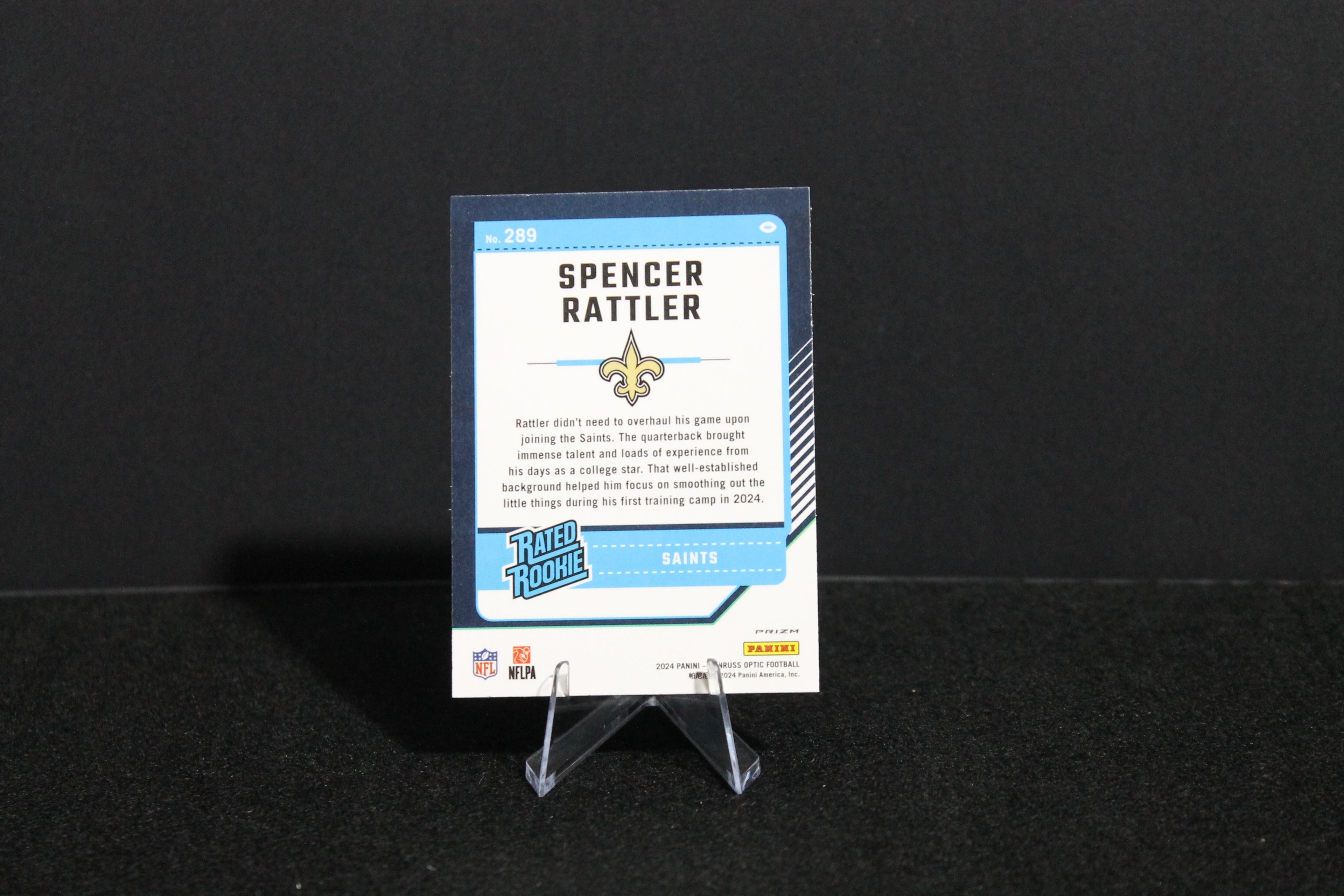 Spencer Rattler - 2024 Donruss Optic - Stars - Rated Rookie - SSP