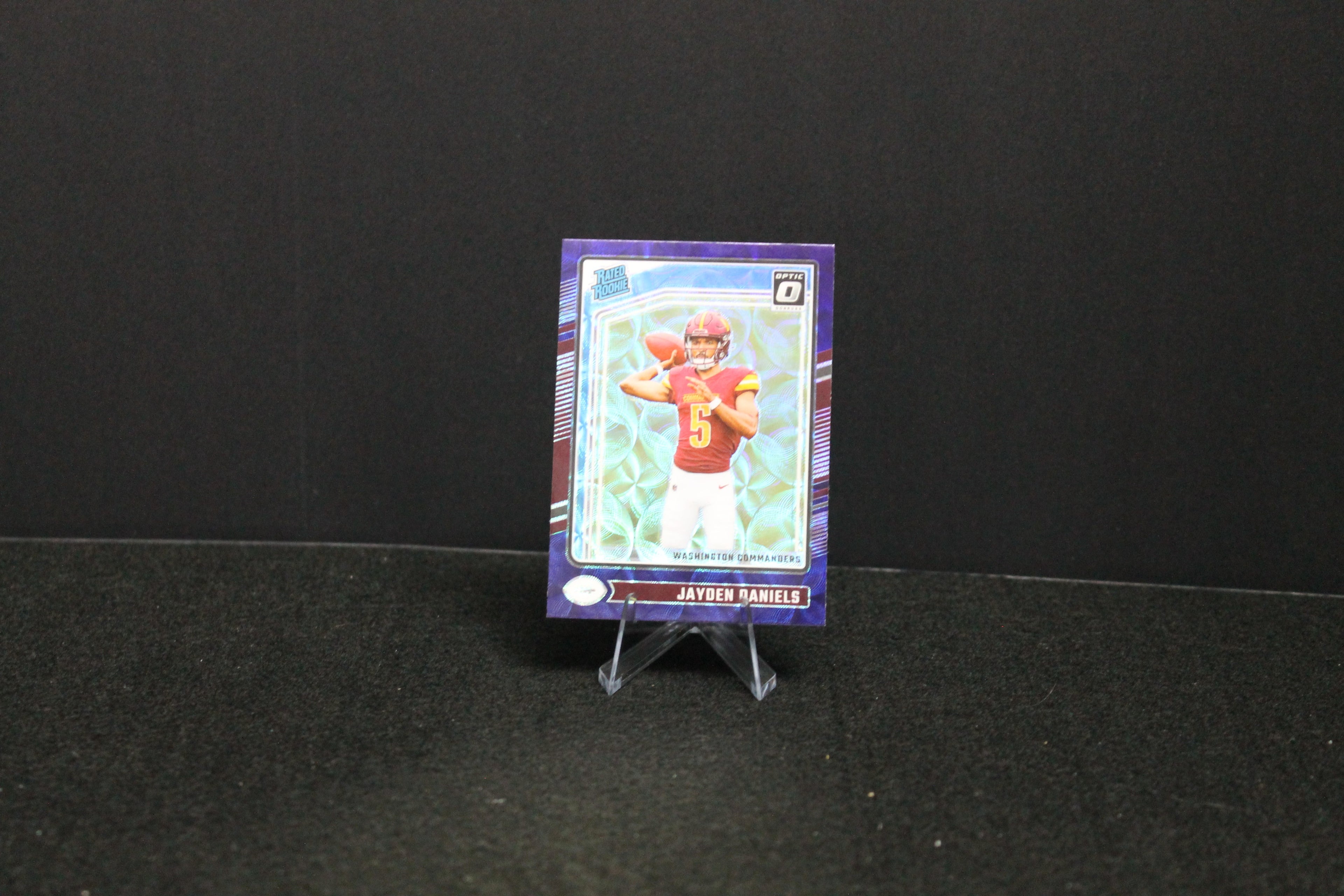 Jayden Daniels - 2024 Donruss Optic - Purple Scope - Rookie