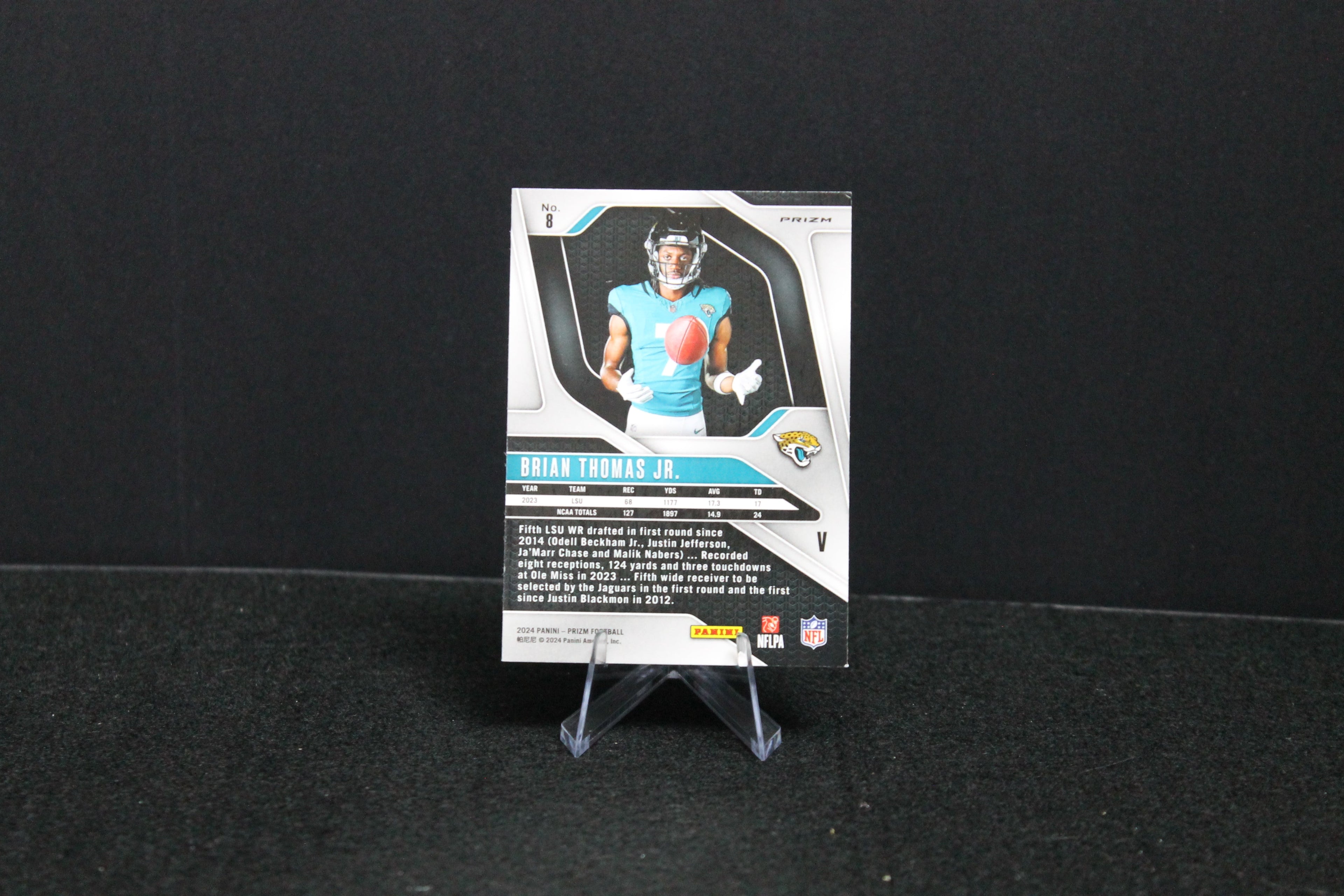 Brian Thomas Jr. - 2024 Panini Prizm - Pink Wave - Rookie Variation
