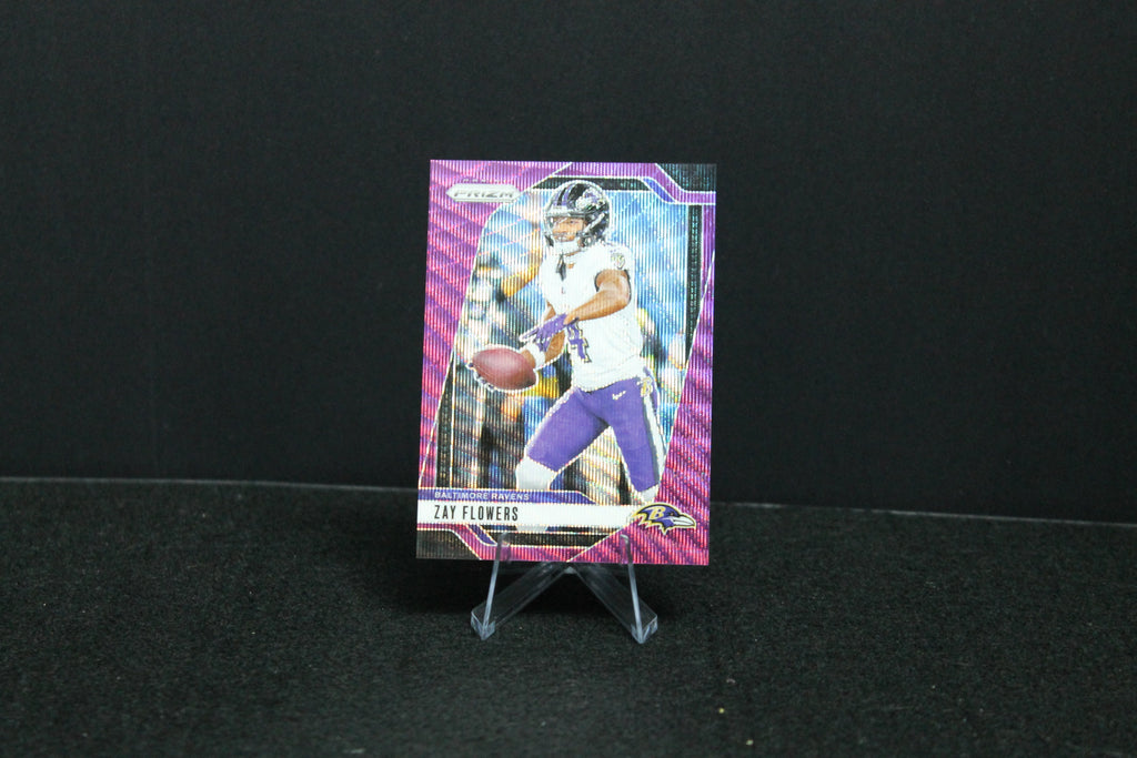 Zay Flowers - 2024 Panini Prizm - Purple Wave /99