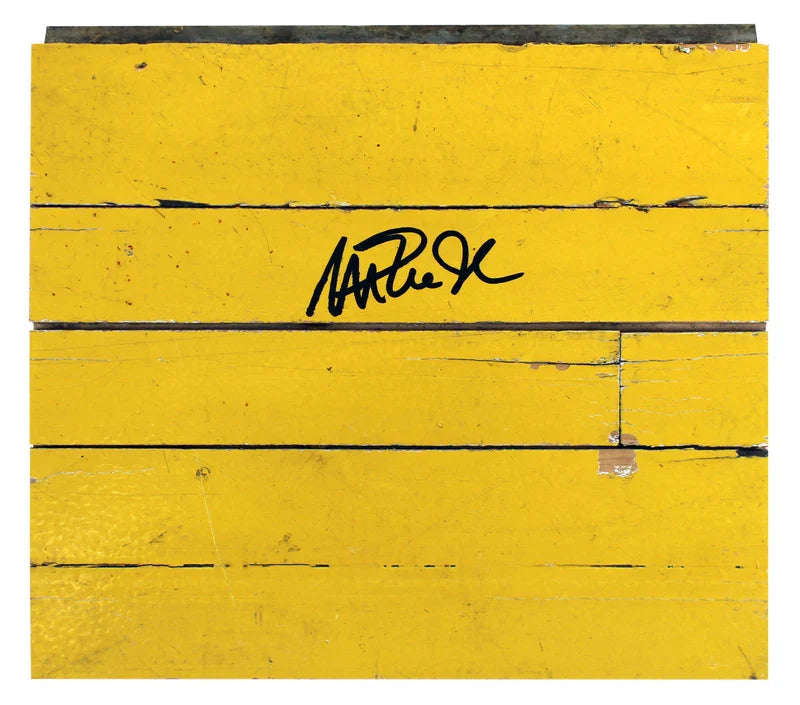 Lakers Magic Johnson Authentic Signed 8x10 Forum Floorboard PSA/DNA