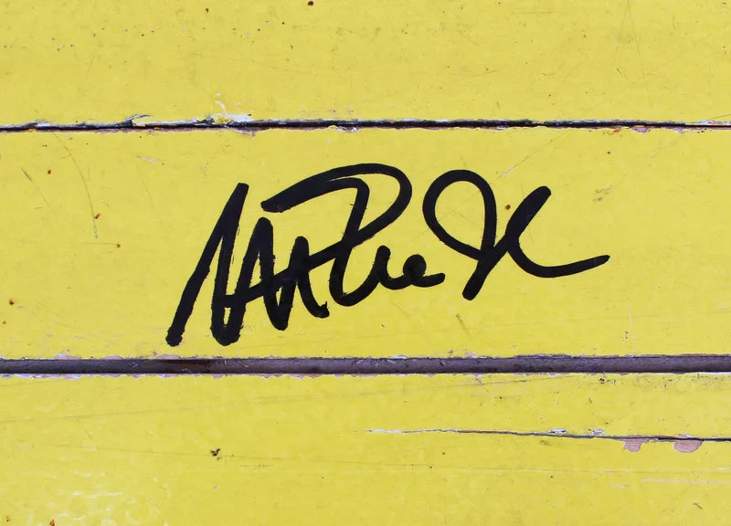 Lakers Magic Johnson Authentic Signed 8x10 Forum Floorboard PSA/DNA