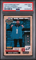 Graded 2025 Panini Instant Draft Night Beige Jihaad Campbell #NFLDN13 /25 Rookie RC Football Card PSA 9 Mint
