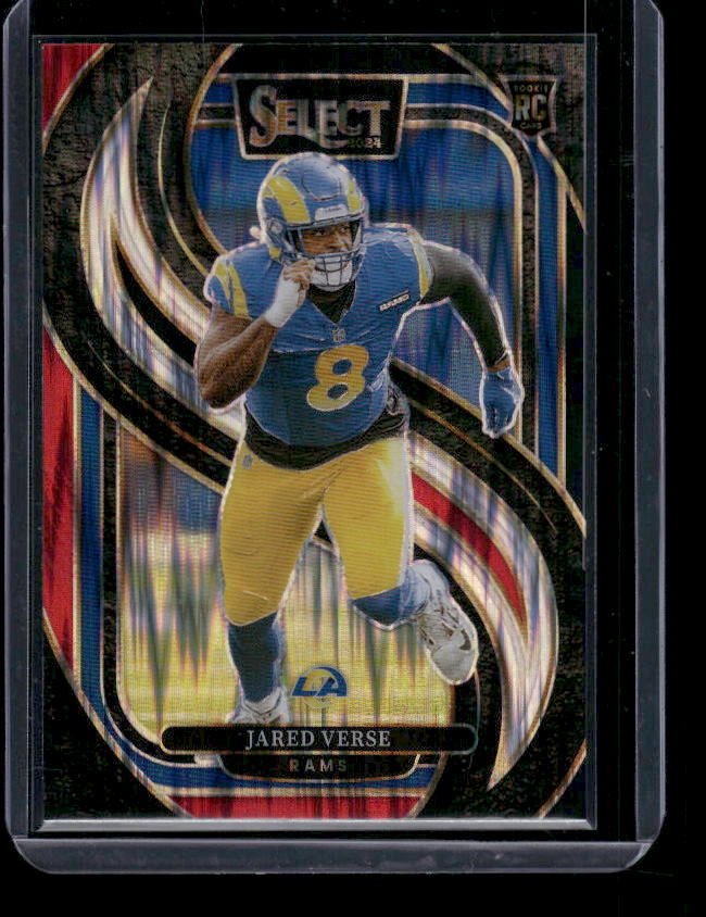 Jared Verse - 2024 Select Football - Red / Black Shock - Premier Level - Rookie