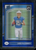 Ladd McConkey - 2024 Donruss Optic - Blue Hyper - Rated Rookie