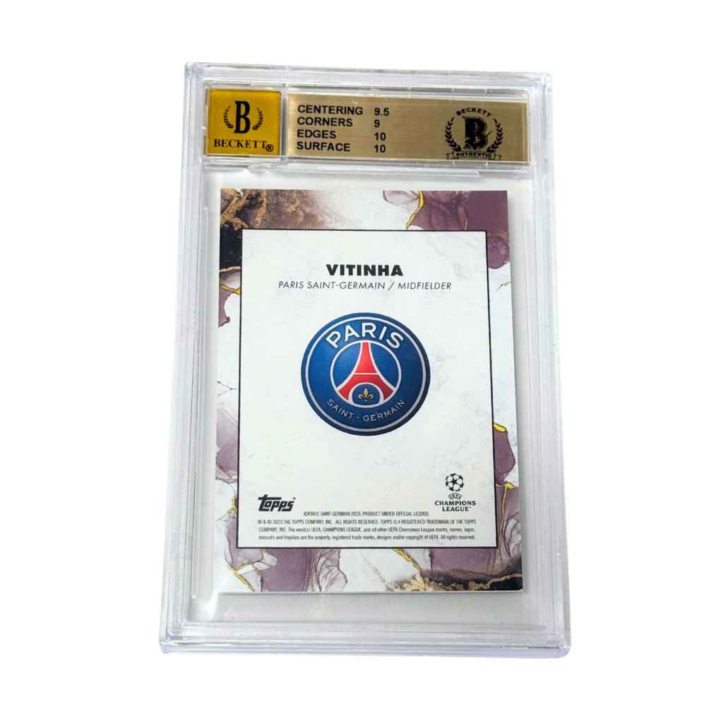 Vitinha Signed 2022-23 Topps Inception UCC /150 Rainbow #113 – BGS 9.5