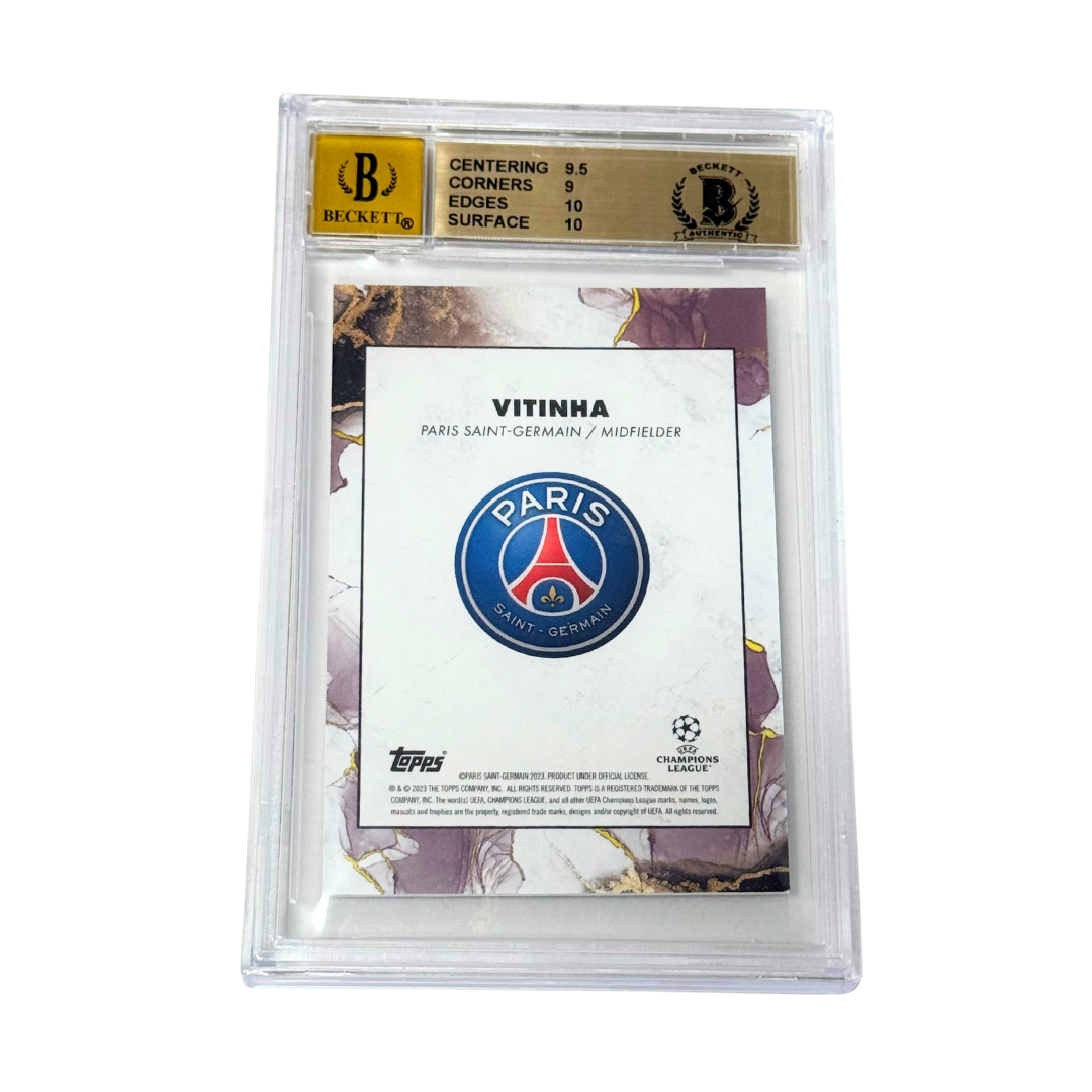 Vitinha Signed 2022-23 Topps Inception UCC /150 Rainbow #113 – BGS 9.5