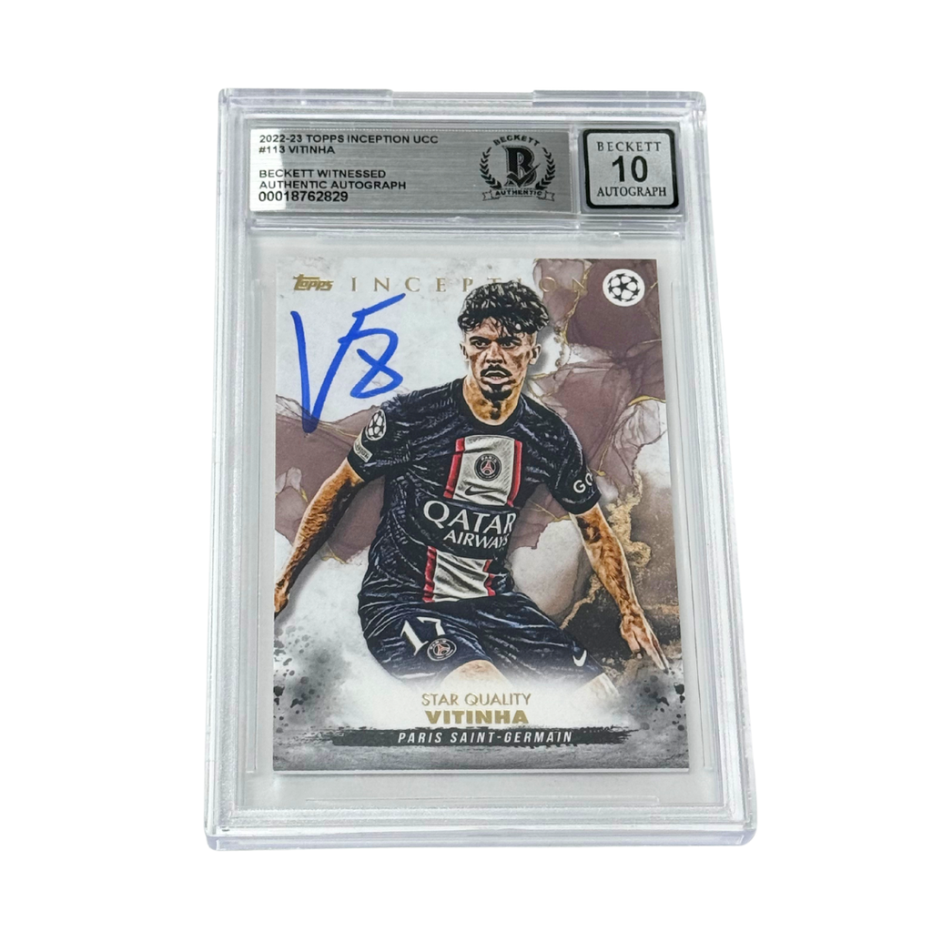 Vitinha Signed 2022-23 Topps Inception UCC #113 – BGS 10 Autograph