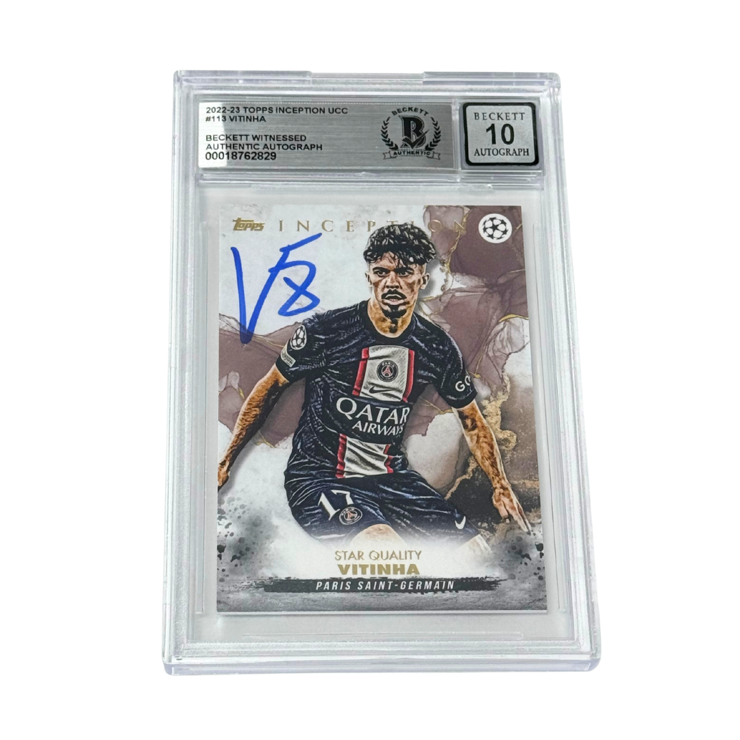 Vitinha Signed 2022-23 Topps Inception UCC #113 – BGS 10 Autograph