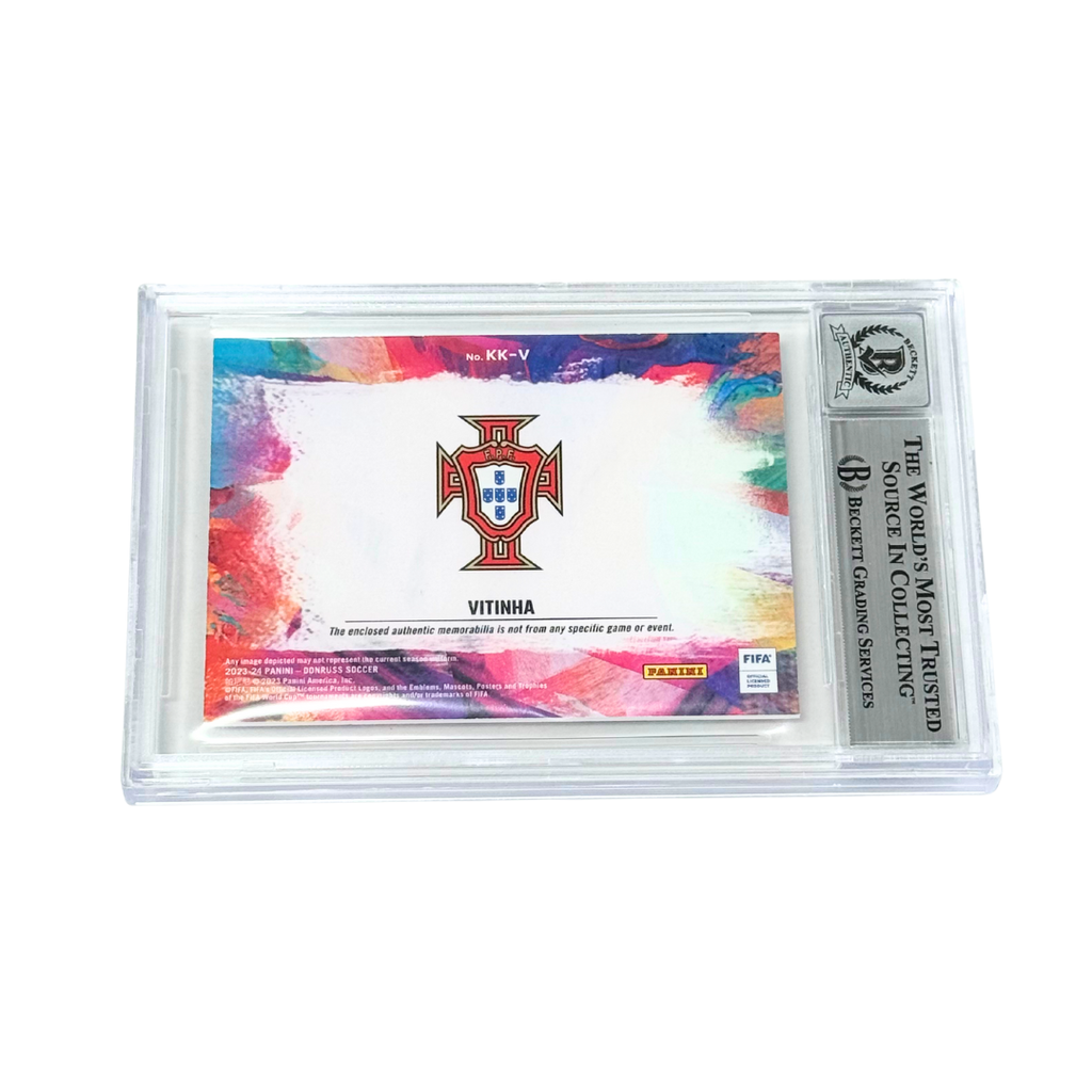Vitinha Signed 2023-24 Panini Donruss Kit Kings #15 – BGS 10 Autograph