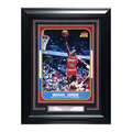 Michael Jordan Autographed Framed 1986 Fleer Rookie Card #57 Blow Up Poster Chicago Bulls UDA Holo