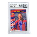 Ronaldo Nazario Signed 1996-97 Panini FC Barcelona #20 Rookie – BGS 4.5 AUTO 10