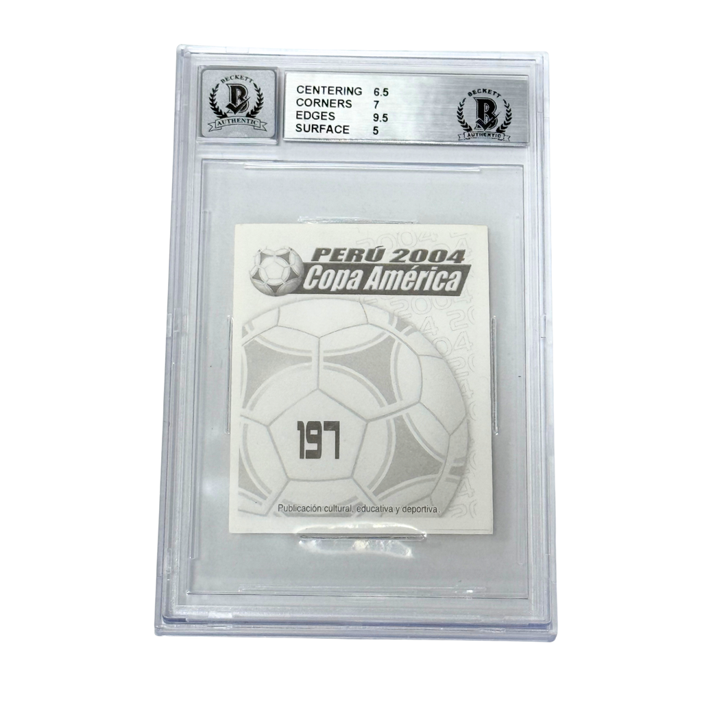 Ronaldo Nazario Signed 2004 Navarrette Copa America Peru #197 – BGS 6 AUTO 10