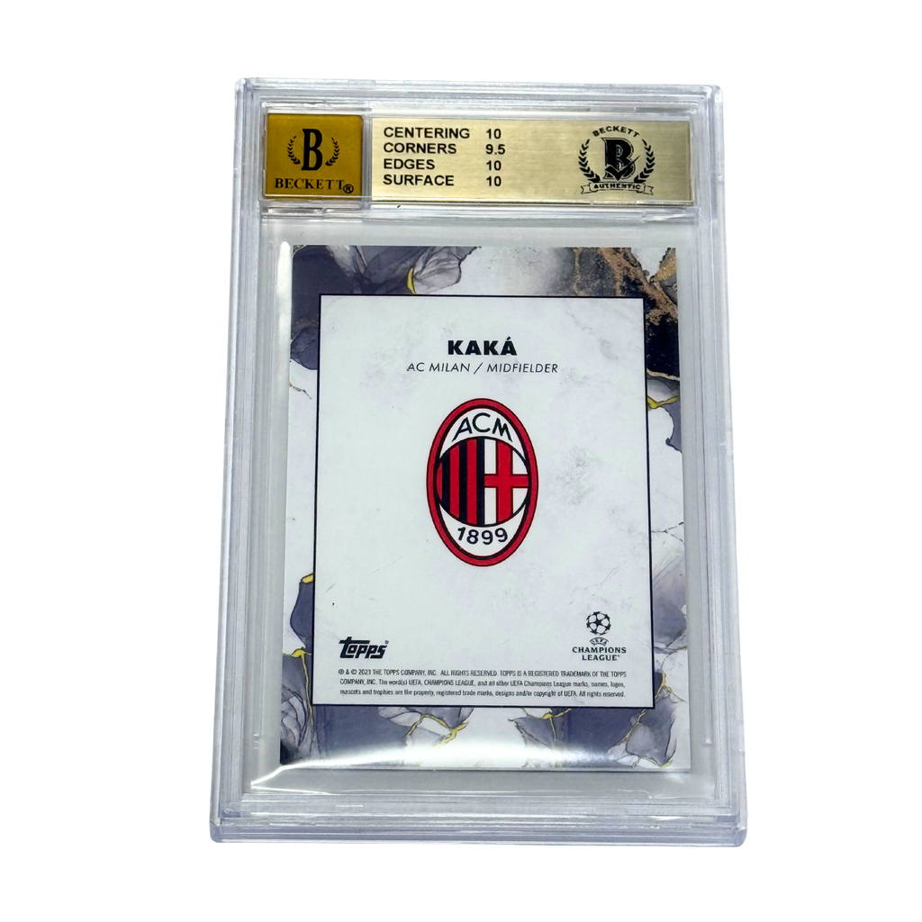 Kaka Signed 2022-23 Topps Inception UCC Rainbow /150 #31 – BGS 10 PRISTINE