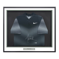 Tiger Woods Autographed Framed Black Nike Dri-fit Polo #24/50 UDA Holo