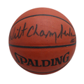 Wilt Chamberlain Autographed Official Spalding Basketball Los Angeles Lakers Beckett BAS