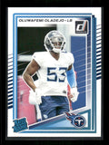 Oluwafemi Oladejo - 2025 Donruss Football - Rated Rookie
