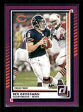 Rex Grossman - 2025 Donruss Football - Purple Press Proof