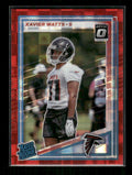 Xavier Watts - 2025 Donruss Football - Optic Preview Red Pandora - Rated Rookie