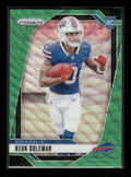 Keon Coleman - 2024 Panini Prizm - Green Wave - Rookie
