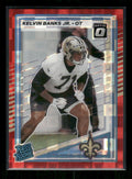Kelvin Banks Jr. - 2025 Donruss Football - Optic Preview Red Pandora - Rated Rookie