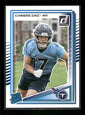 Chimere Dike - 2025 Donruss Football - Rated Rookie