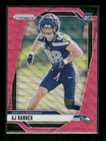 AJ Barner - 2024 Panini Prizm - Pink Wave - Rookie