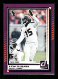 Ka'imi Fairbairn - 2025 Donruss Football - Purple Press Proof