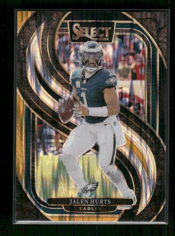 Jalen Hurts - 2024 Select Football - Premier Black & Gold Shock