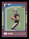 Spencer Rattler - 2024 Donruss Optic - Pink - Rated Rookie