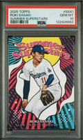 Graded 2025 Topps Roki Sasaki #SS41 Summer Superstars Rookie RC Baseball Card PSA 10 Gem Mint