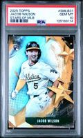 Graded 2025 Topps Jacob Wilson #SMLB31 Stars of MLB Rookie RC Baseball Card PSA 10 Gem Mint