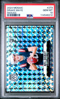 Graded 2024 Panini Mosaic Drake Maye #273 Mosaic Rookie RC Football Card PSA 10 Gem Mint