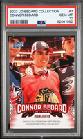 Graded 2023 Upper Deck Bedard Collection Connor Bedard #7 Rookie RC Hockey Card PSA 10 Gem Mint