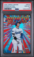 Graded 2025 Topps Chrome Shohei Ohtani #PP25 Power Players Baseball Card PSA 10 Gem Mint