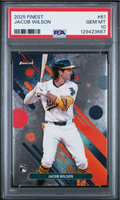 Graded 2025 Topps Finest Jacob Wilson #61 Rookie RC Baseball Card PSA 10 Gem Mint