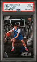 Graded 2025 Topps Chrome Cooper Flagg #YQ1 Youthquake Rookie RC Basketball Card PSA 10 Gem Mint